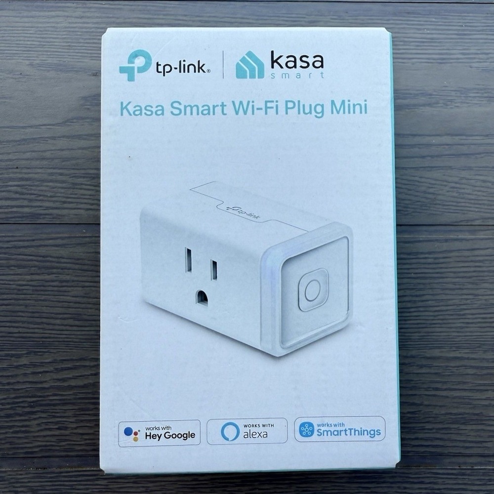 TP-Link Kasa Smart Wi-Fi Plug Mini HS105 White New Compact Alexa Google Smart